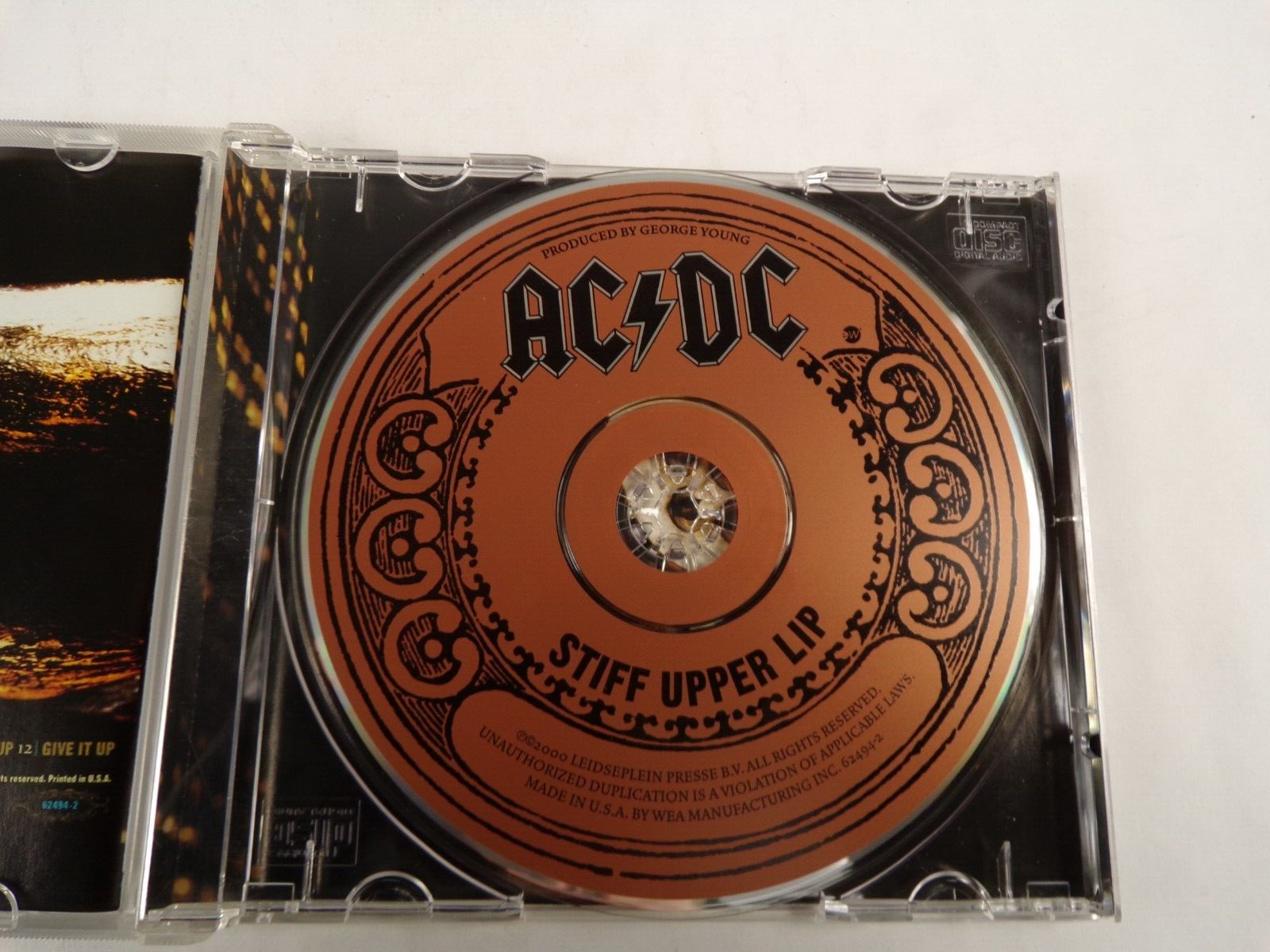 Stiff Upper Lip Ac Dc Meltdown House Of Jazz Hold Me Back Safe In New York CD#54