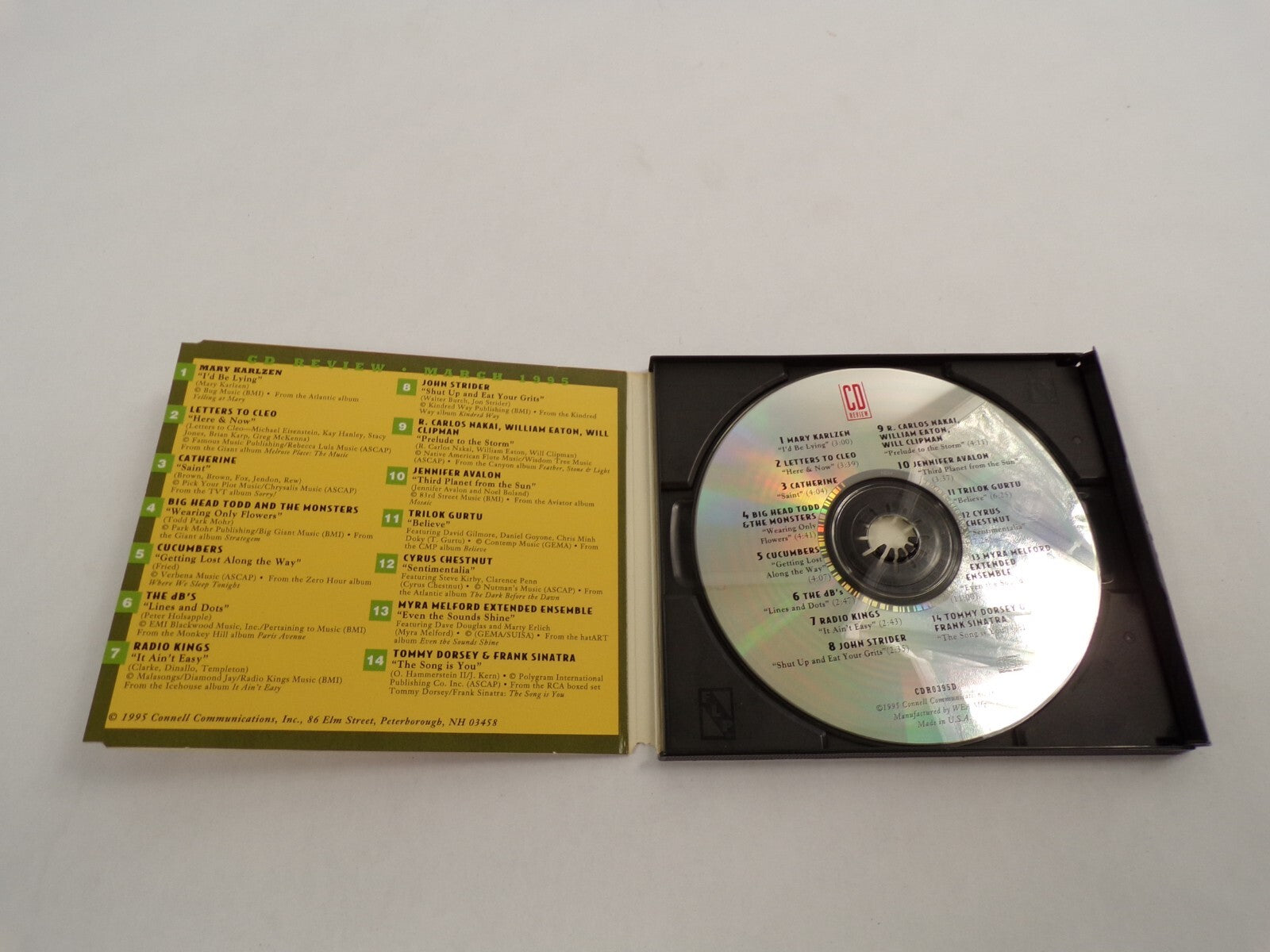 Big Head Todd &The Monsters Letters to Cleo The dB's Catherine Cucumbers #A-B
