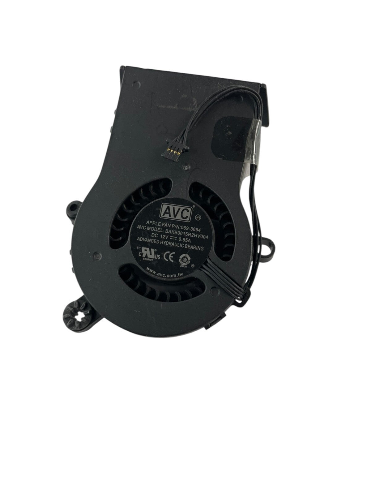 AVC Apple Fan P/N 069-3694 Model BAKB0615R2HV004 DC12V - Wire CPU Cooling Fan