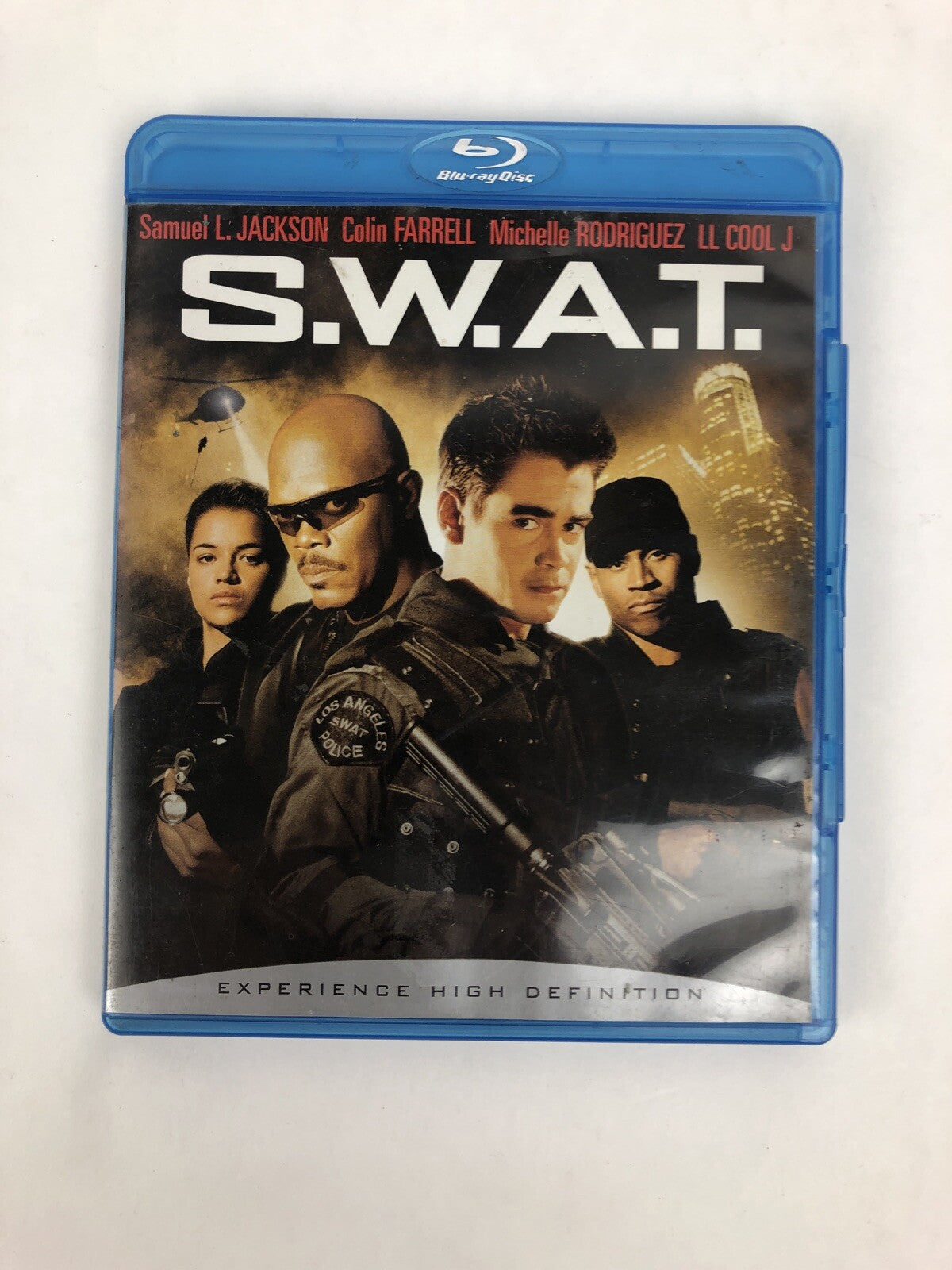 S.W.A.T. Blu Ray Disc Samuel L Jackson , Colin Farrell , Ll Cool J - Mint Disc