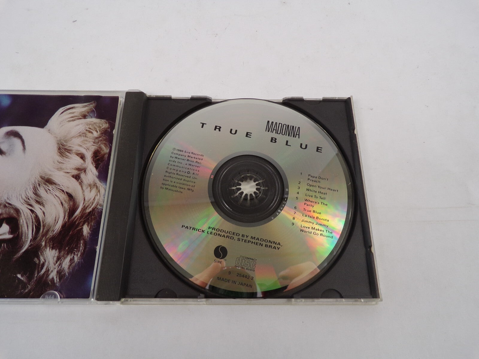 Madonna True Blue Papa Don't Preach Open Your Heart White Heat Live To TellCD#25