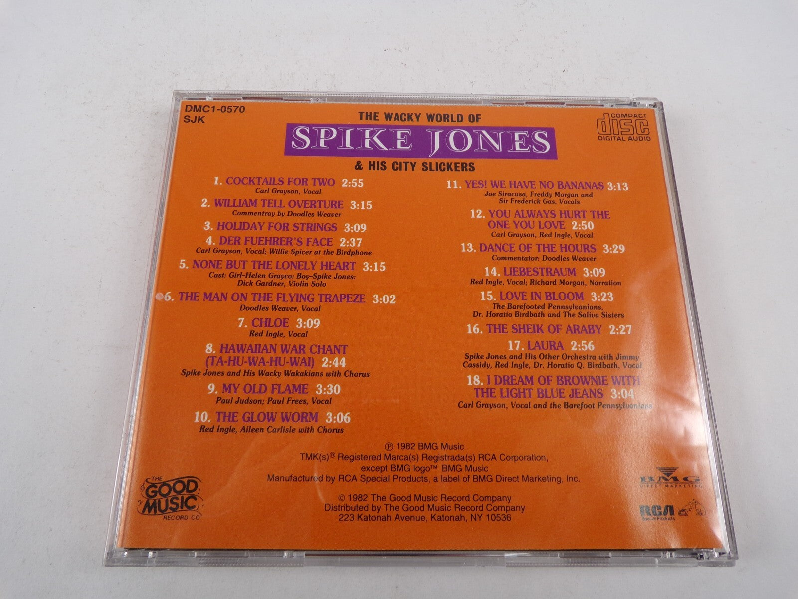 The Wacky World Of Spike Jones & His City Slickers None But The LonelyHeartCD#14