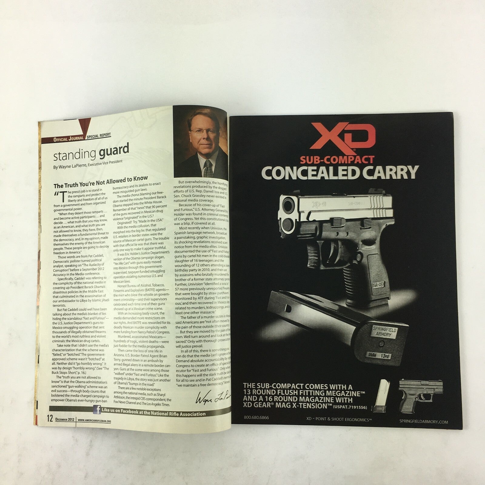 December 2012 American Rifleman Magazine Remington Model 700 The First 50 Years