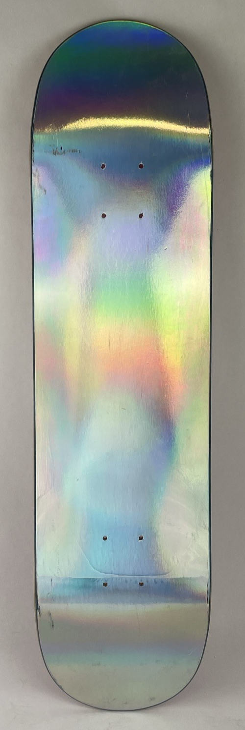 PREMIUM Skateboards 8" x 32" Skateboard Deck w Foil Prism Graphic Blemish Pink