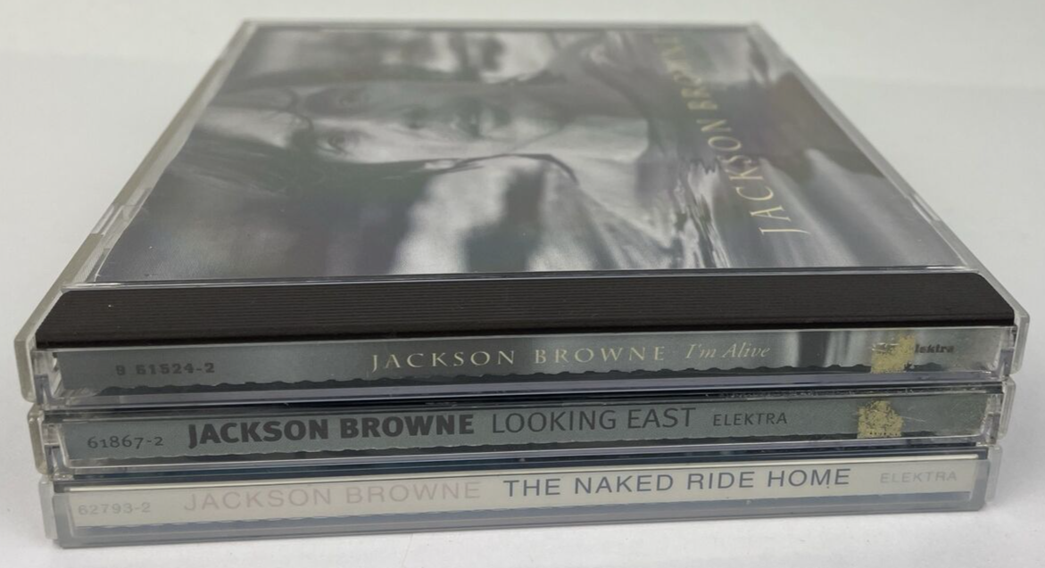Jackson Browne - 3 CD Lot - I'm Alive - Looking East - The Naked Ride Home - CB