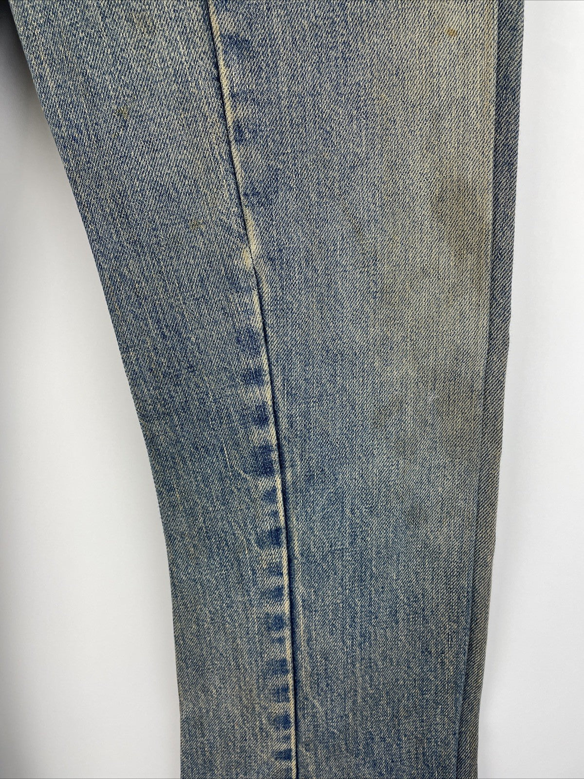 e label x Levis Reconstructed Denim Jeans 26 x 32 low Rise Designer Fashion Wear