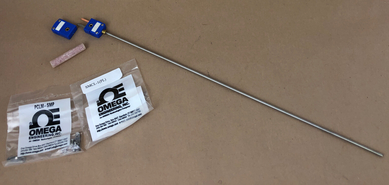 OMEGA ENGINEERING SCPSS-125U-12 IMMERSION PROBE 304 STAINLESS STEEL 0.125" DIA.