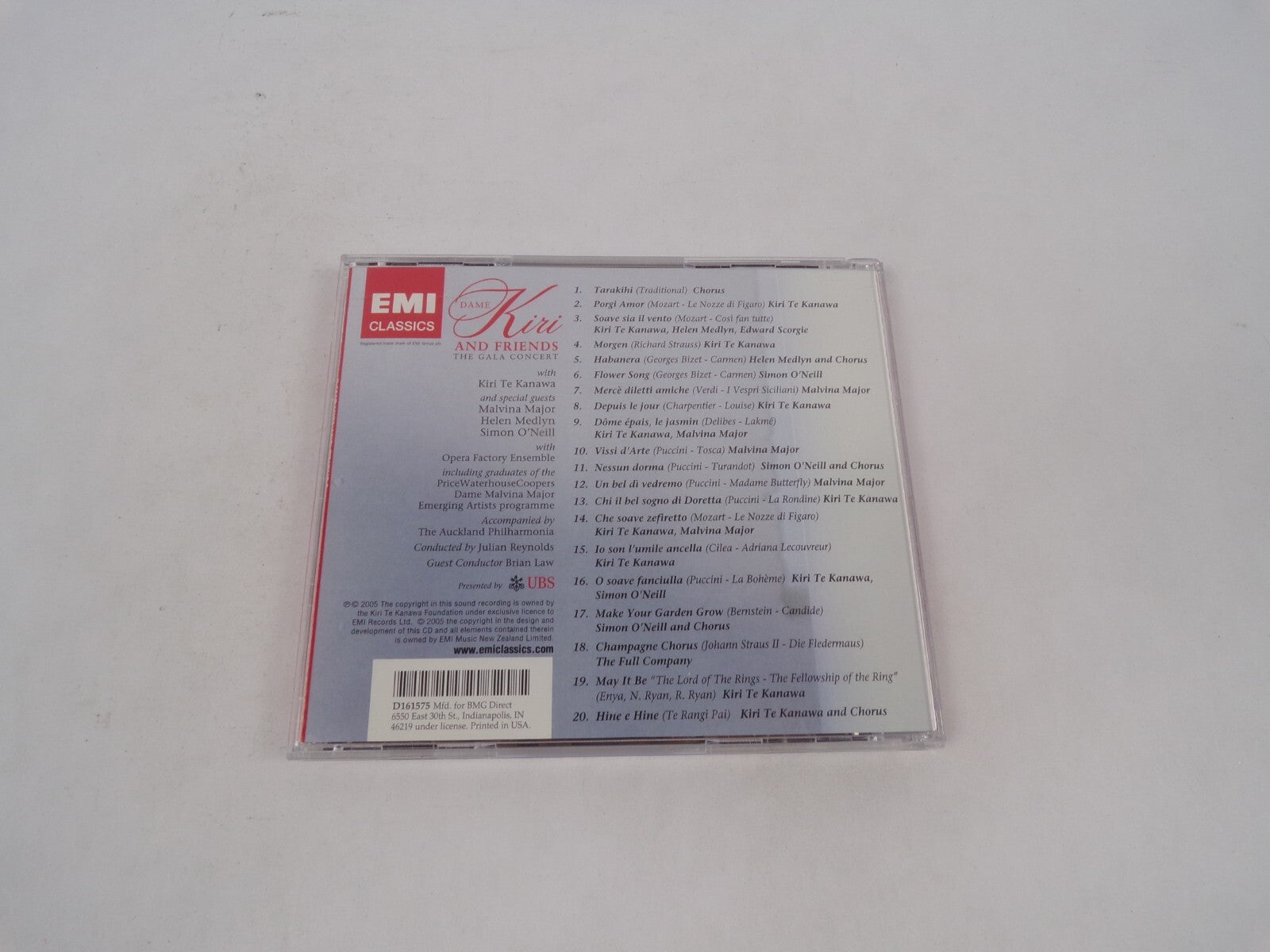 Dame Kiri And Friends The Gala Concert With The Auckland Philharmonia TarakCD#70