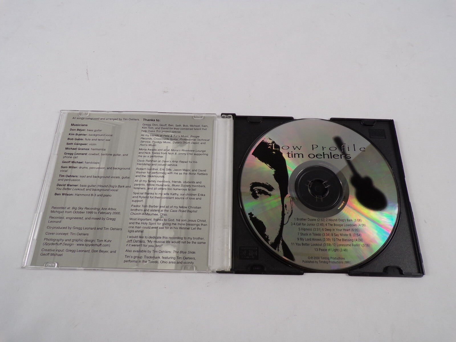 Low Profile Tim Oehiers Don Beyer Kim Buehler Bob Gable Seth Gangwer Gregg CD#2
