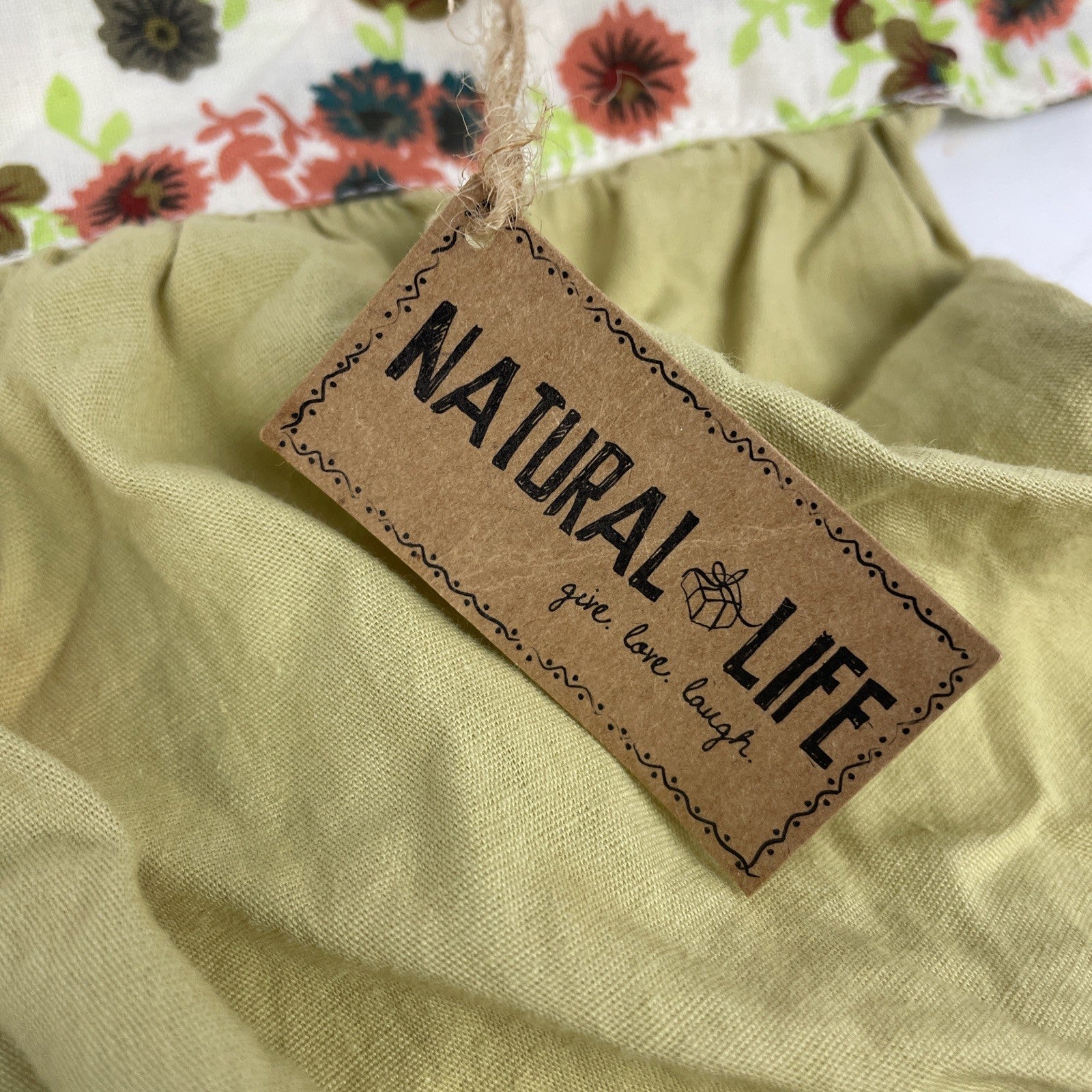 Natural Life - Bohemian Pom Pom Sequin Embroidered Waitress Server Fashion Apron
