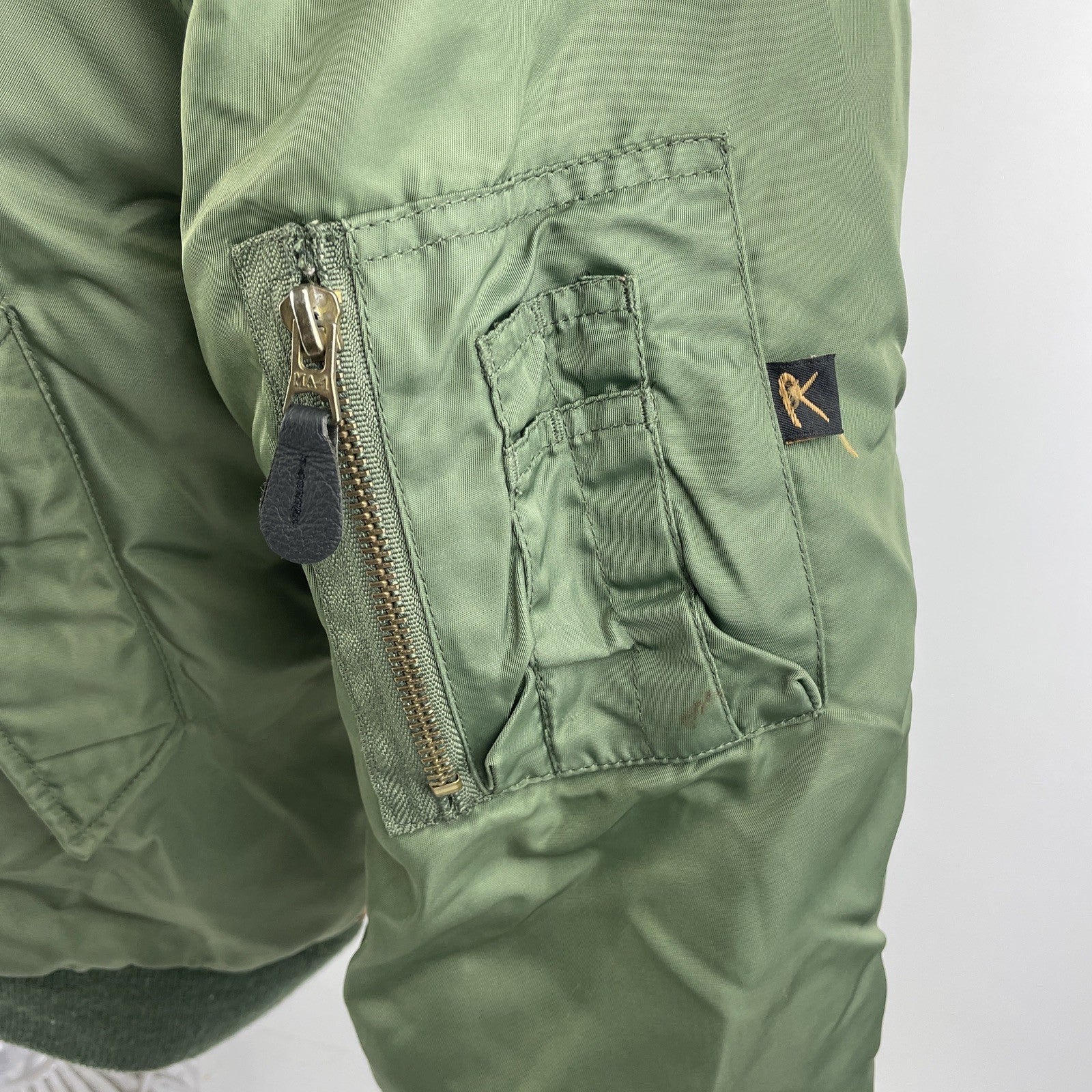 Very Rare Vintage Jacket Flight Bomber MA-1 Alpha Industries Vietnam Size Small