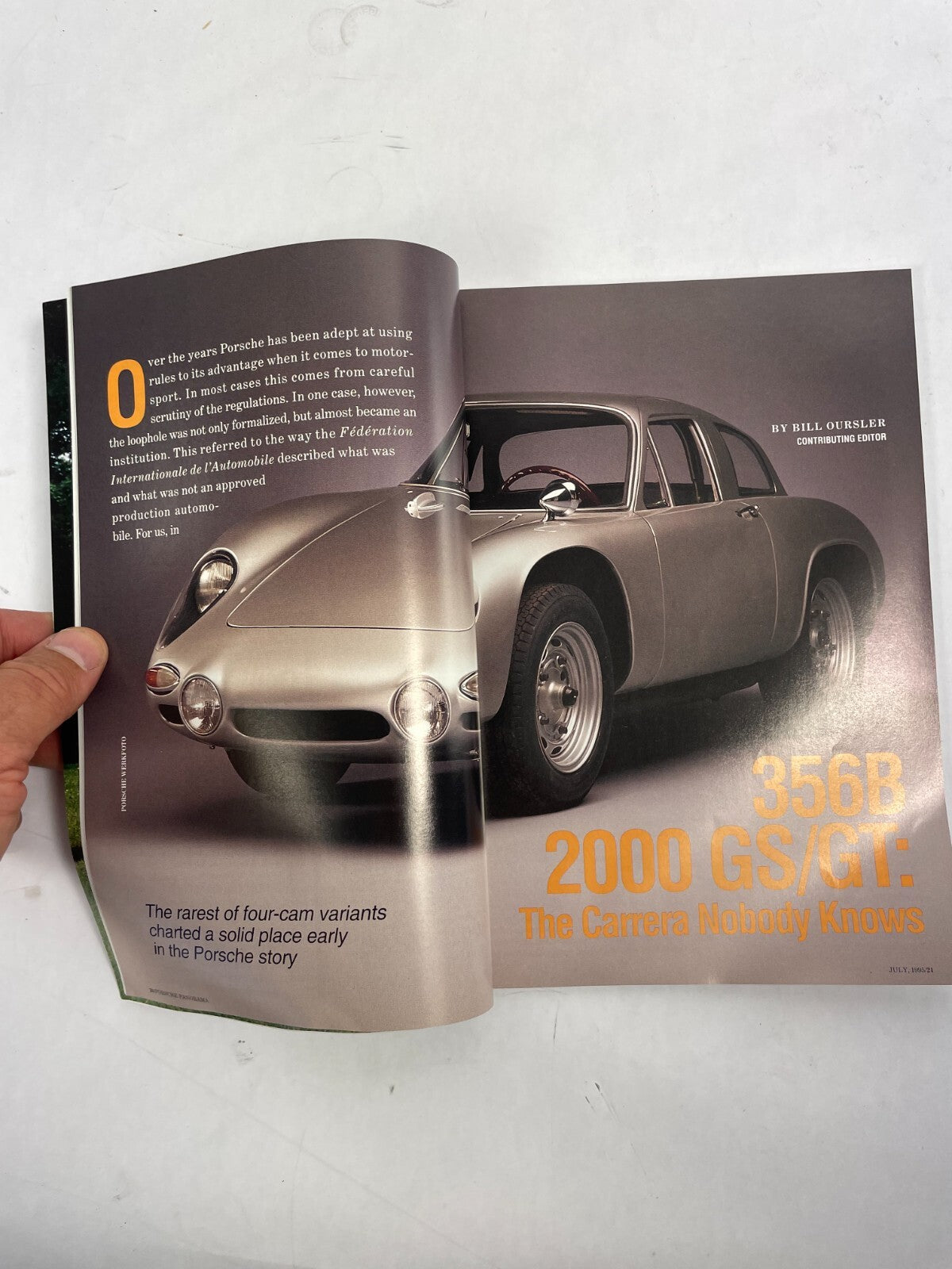 July 1995 Porsche Panorama Magazine 356B 2000 GS/GT: The Carrera Nobody Knows