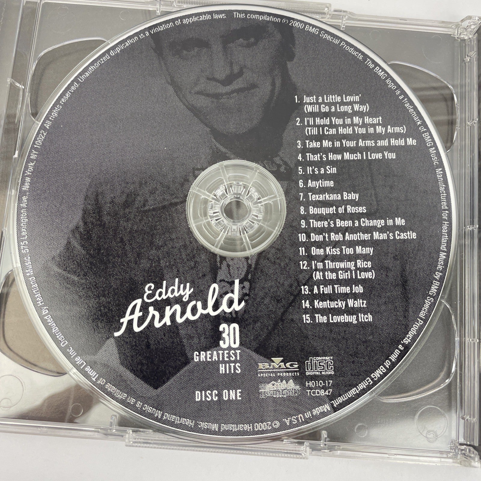 EDDY ARNOLD - 30 GREATEST HITS ( 2 x CD, 2000 BMG Records ) Mint Discs #1