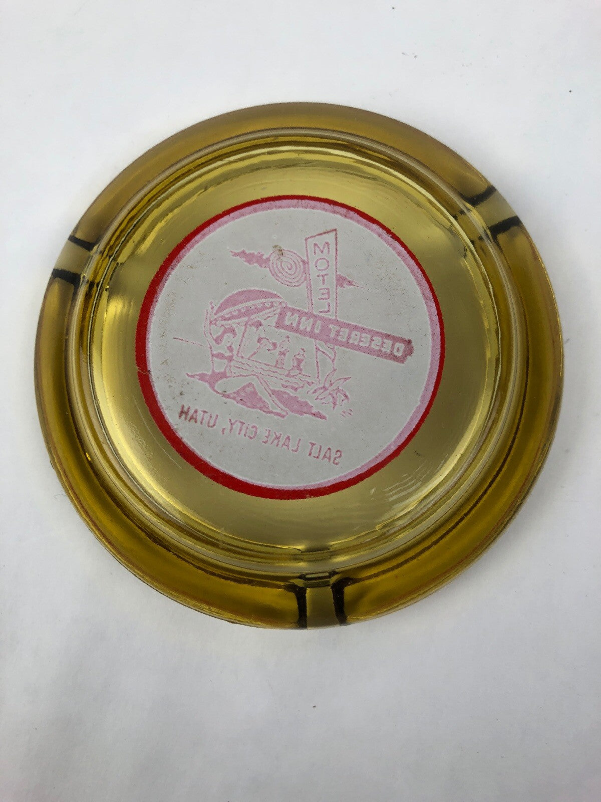 Vintage Ashtray Deseret Inn Motel Salt Lake City , Utah Rare Find FSTSHP