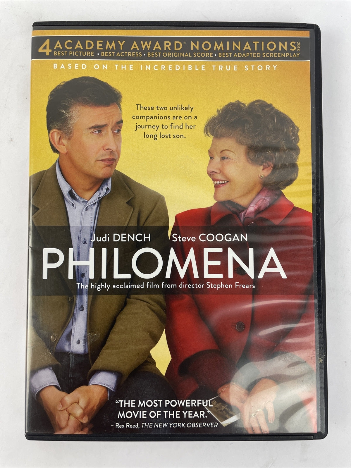 Philomena - DVD Video Judi Dench, Steve Coogan w Special Features - VGC