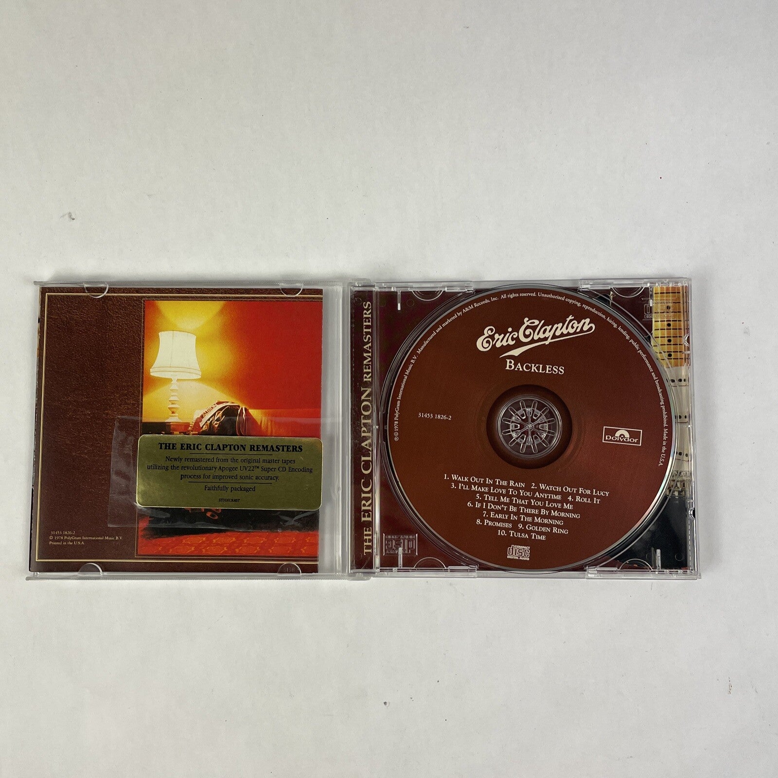 Eric Clapton - Backless CD (1978)   #16