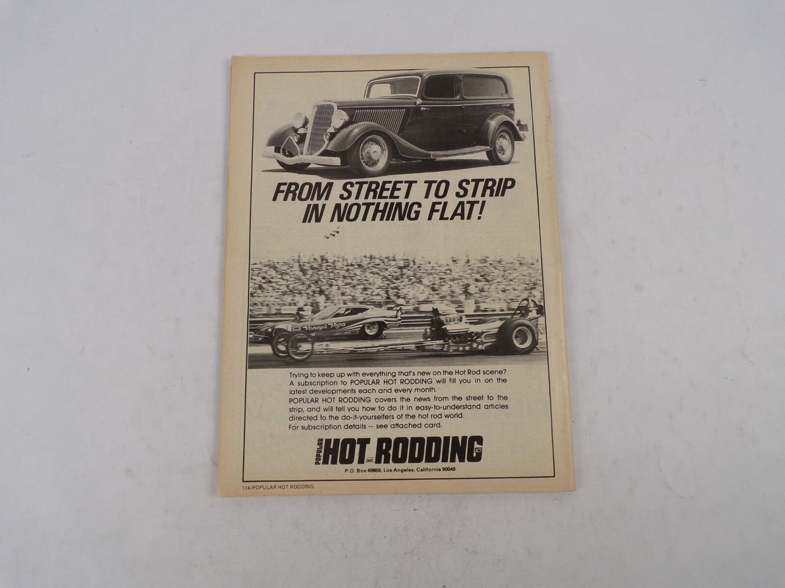 August 1985 Hot Rod Magazine Richard etty Says: ''NRI Has The Most Up-To-Date