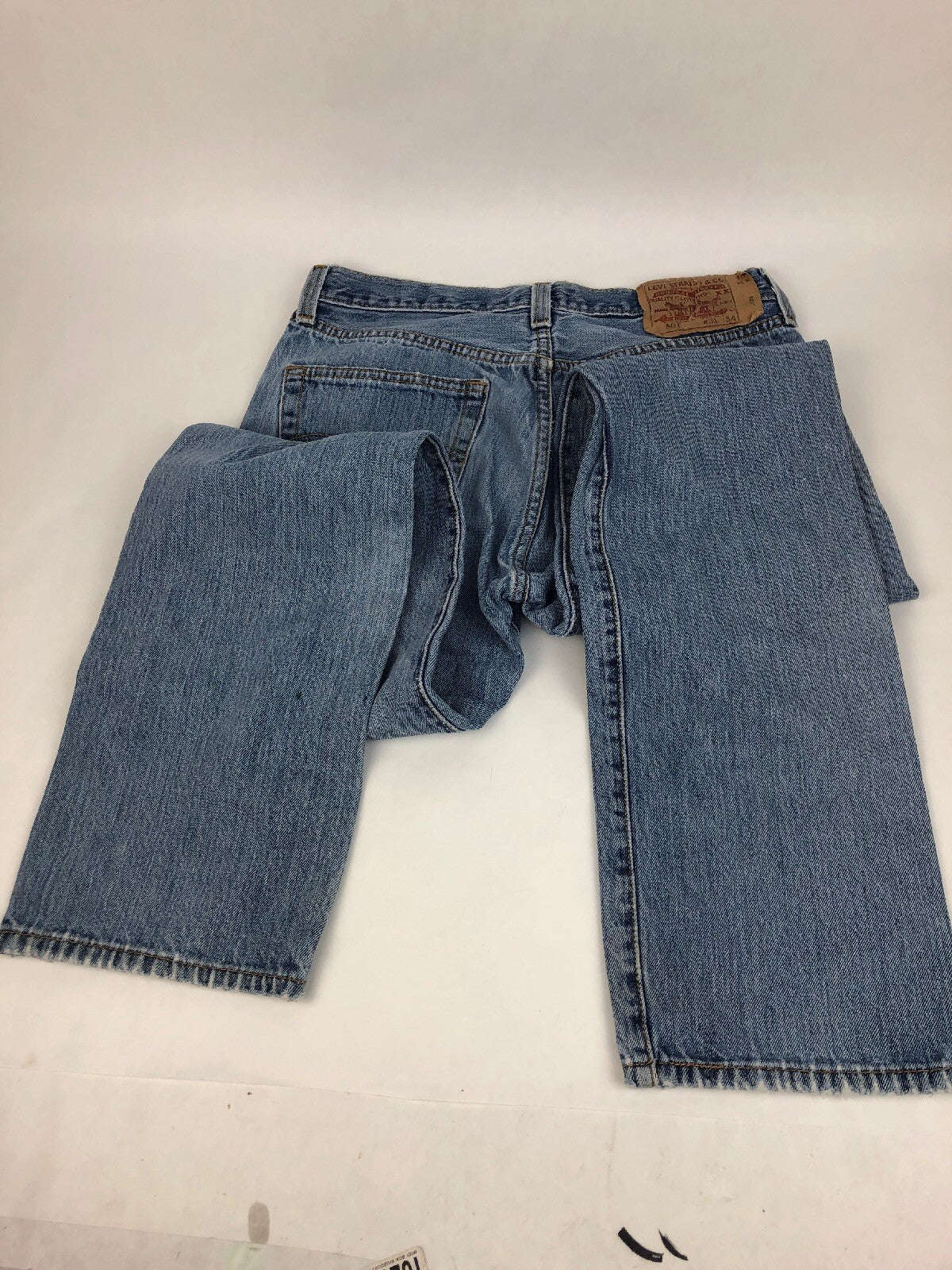 Vintage Levi 501 Jeans Red Tab Blue Straight Button Fly (Patch W31L34) W 31 L 33