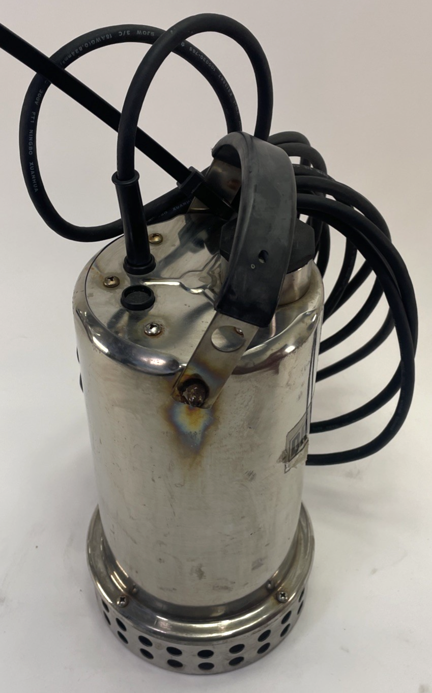 DRUMMOND 63477 3/4HP SUBMERSIBLE UTILITY PUMP STAINLESS STEEL 4400GPH - TESTED