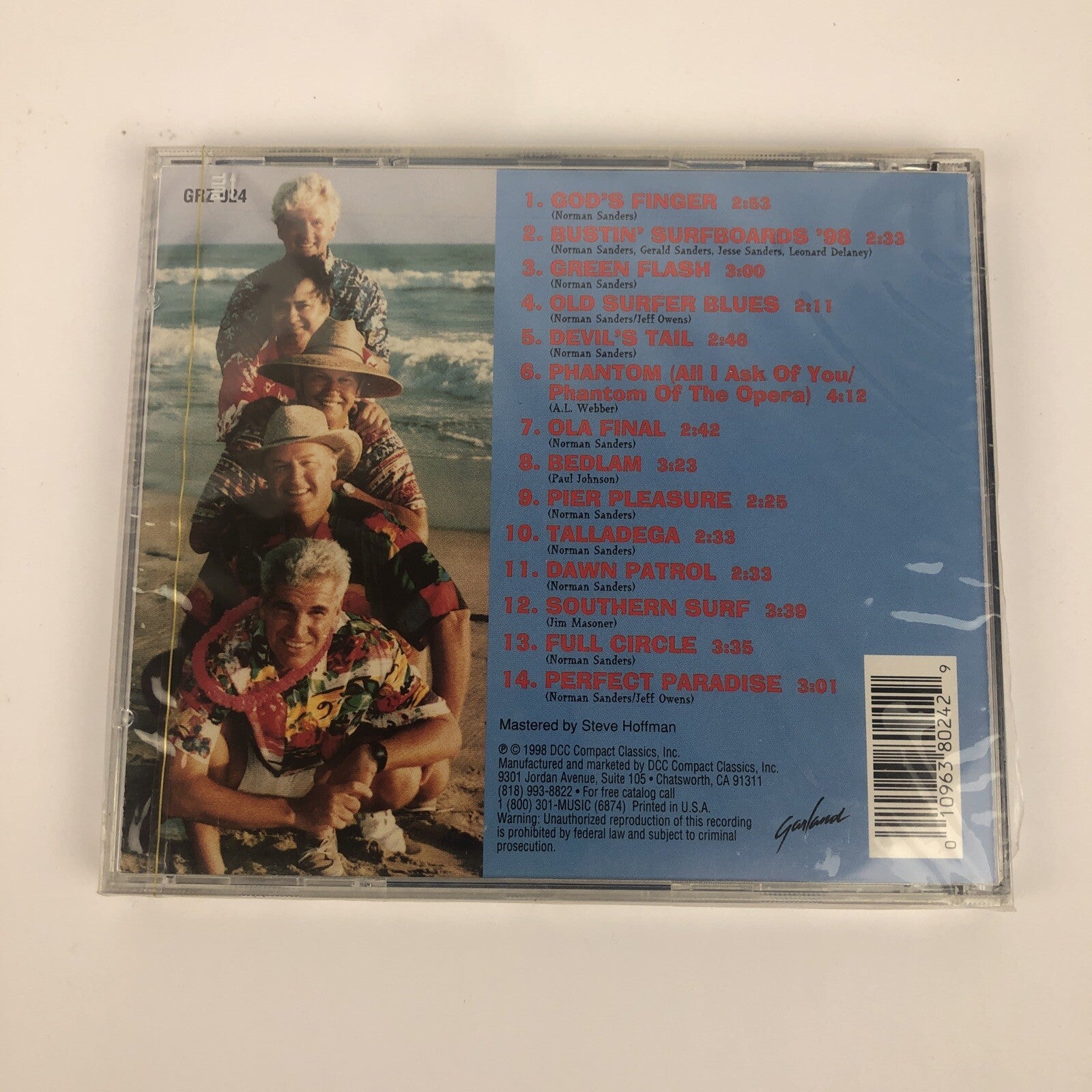 The Tornadoes Bustin' Surfboards '98 CD Brand New SEALED