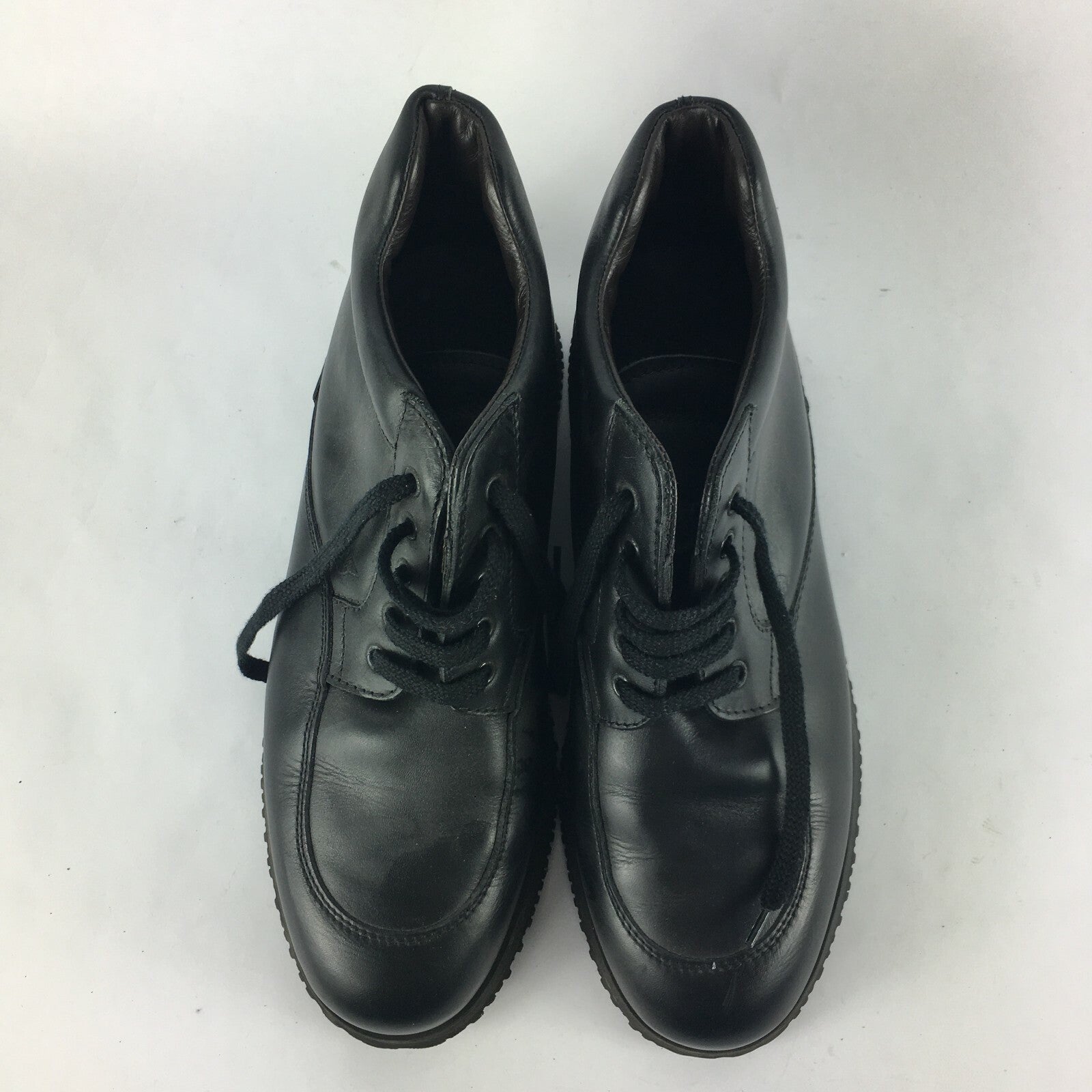 Genuine Hogan Stylish Brogue Style Black Shoes for Men Size 10
