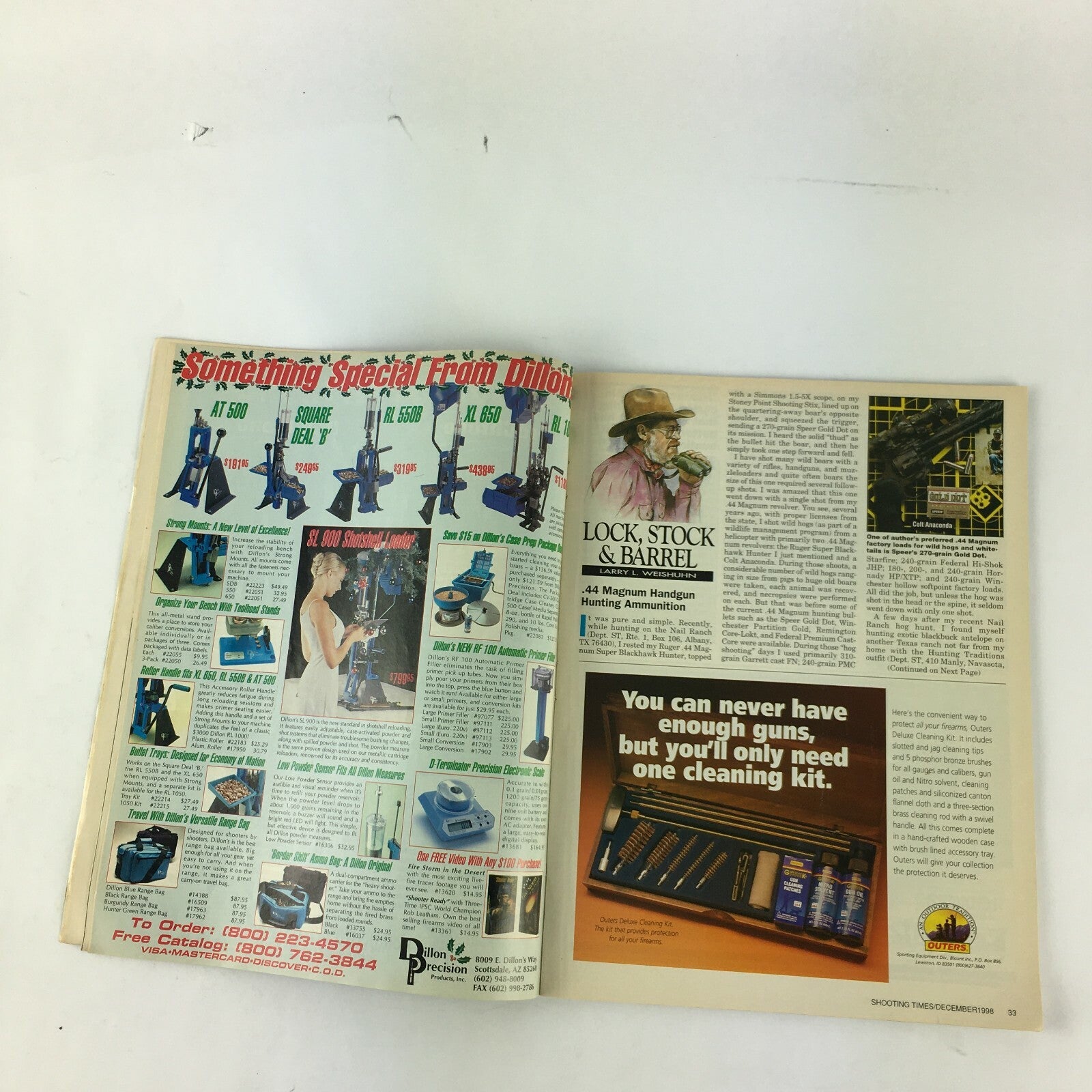 December 1998 Shooting Times Magazine .300 Ultra Mag Steyr Forester Bolt Rifle 