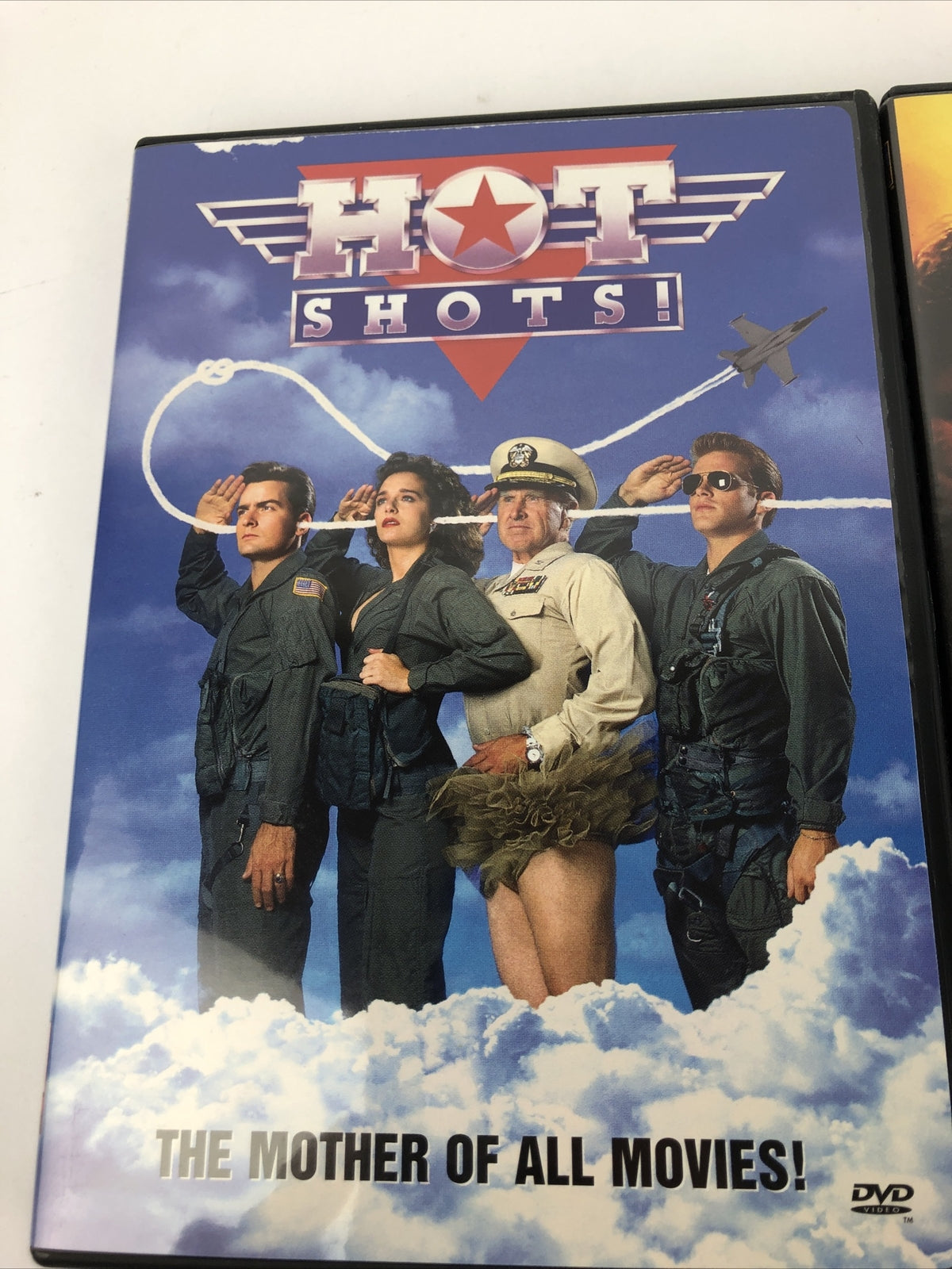 Hot Shots and Hot Shots Part Deux,  Charlie Sheen DVD Lot *Mint Discs Guaranteed