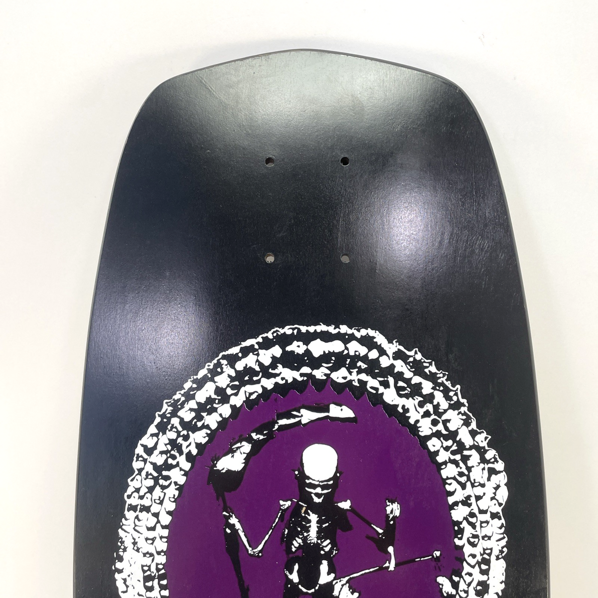 Skull Skates Dave Hackett 100% Skateboarder Black Street Sicle Mint Limited Run