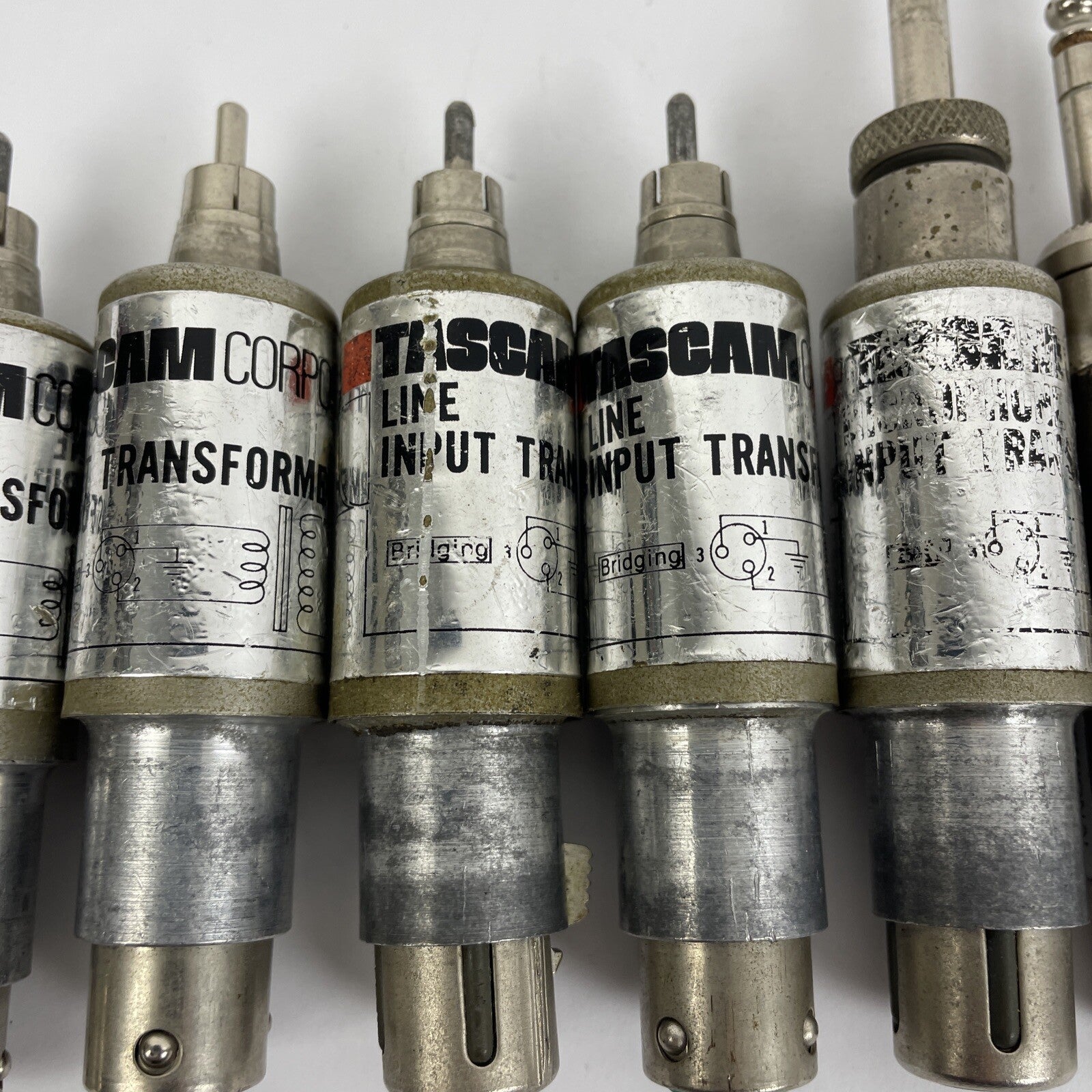 LOT Tascam +++ Line Input Transformer Rare Female XLR to balanced RCA M35 388
