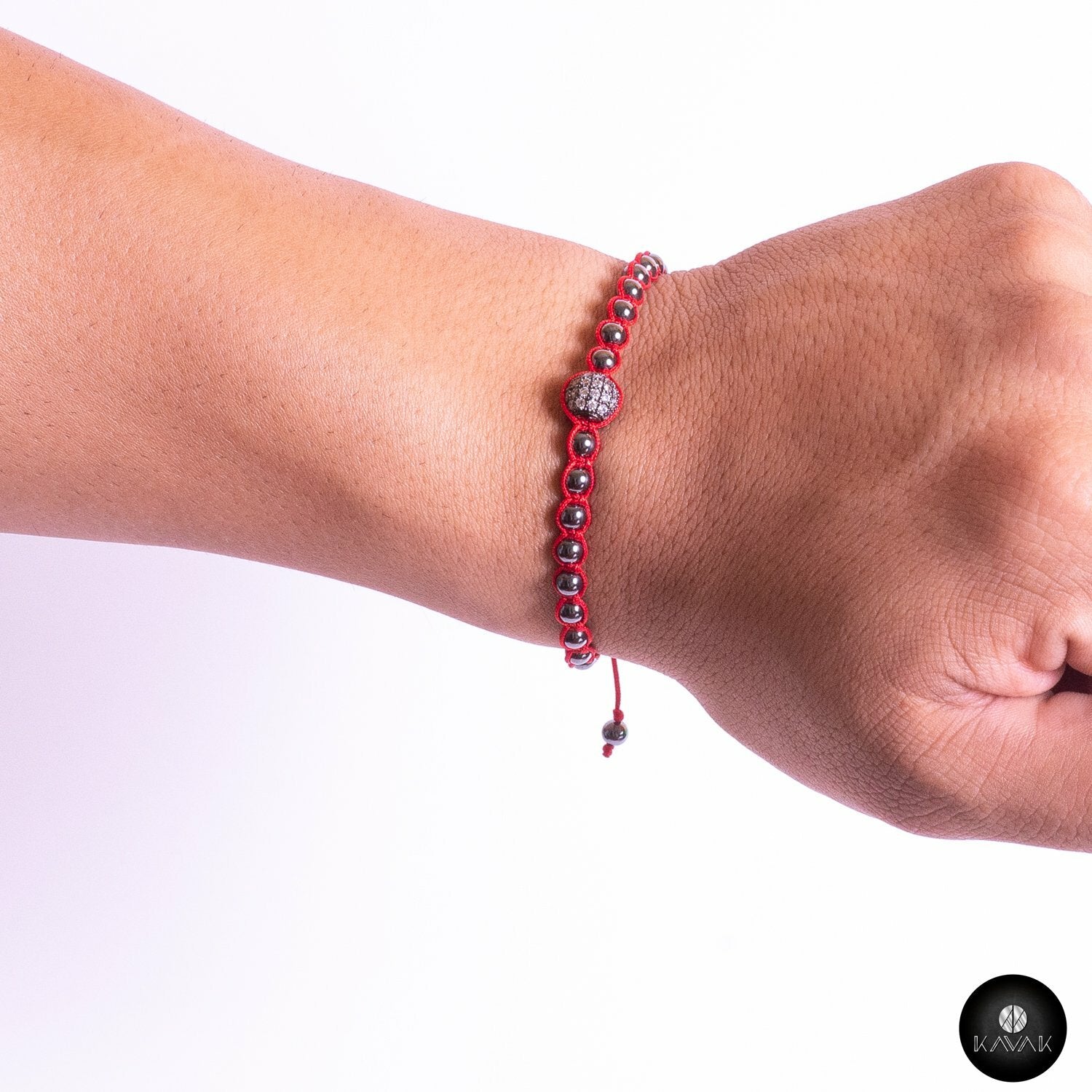 Kavak Handmade Bracelet Acerina Blood Fire Adjustable Women's Bracelet