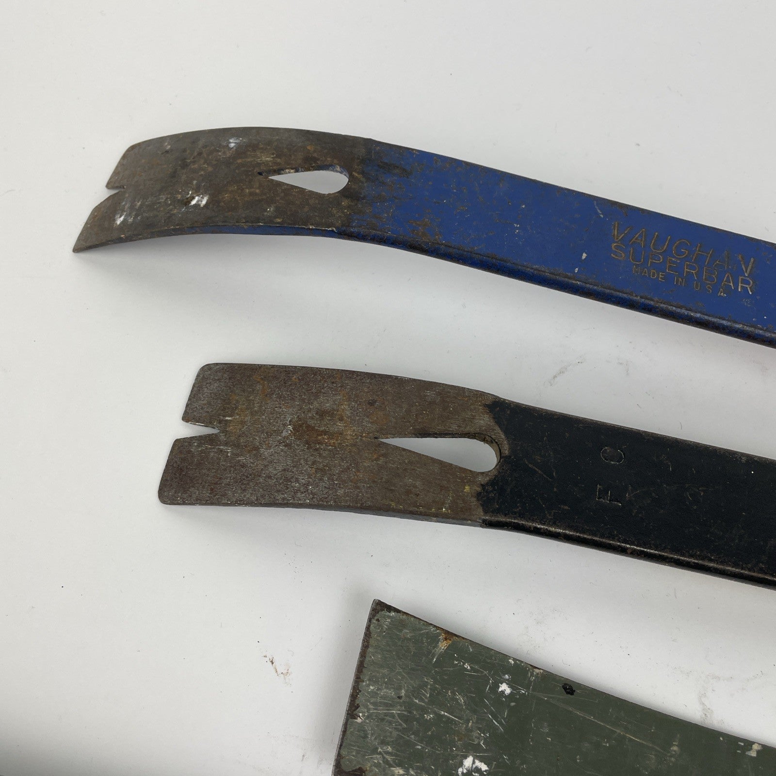 Lot 4 x Pieces Pry Bar & Crow Bar Nail Puller Vaughan Superbar, Craftsman USA