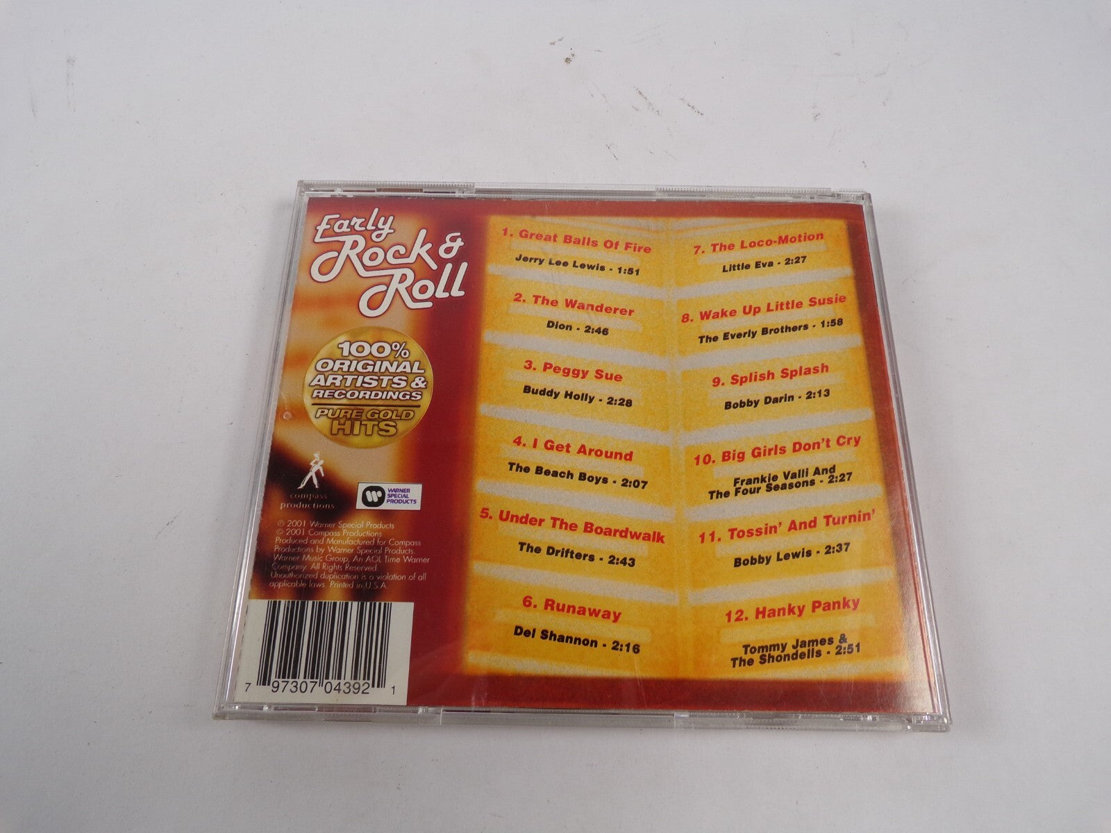 Early Rock and Roll Pure Gold Hits Great Balls of Fire The Wanderer CD#48