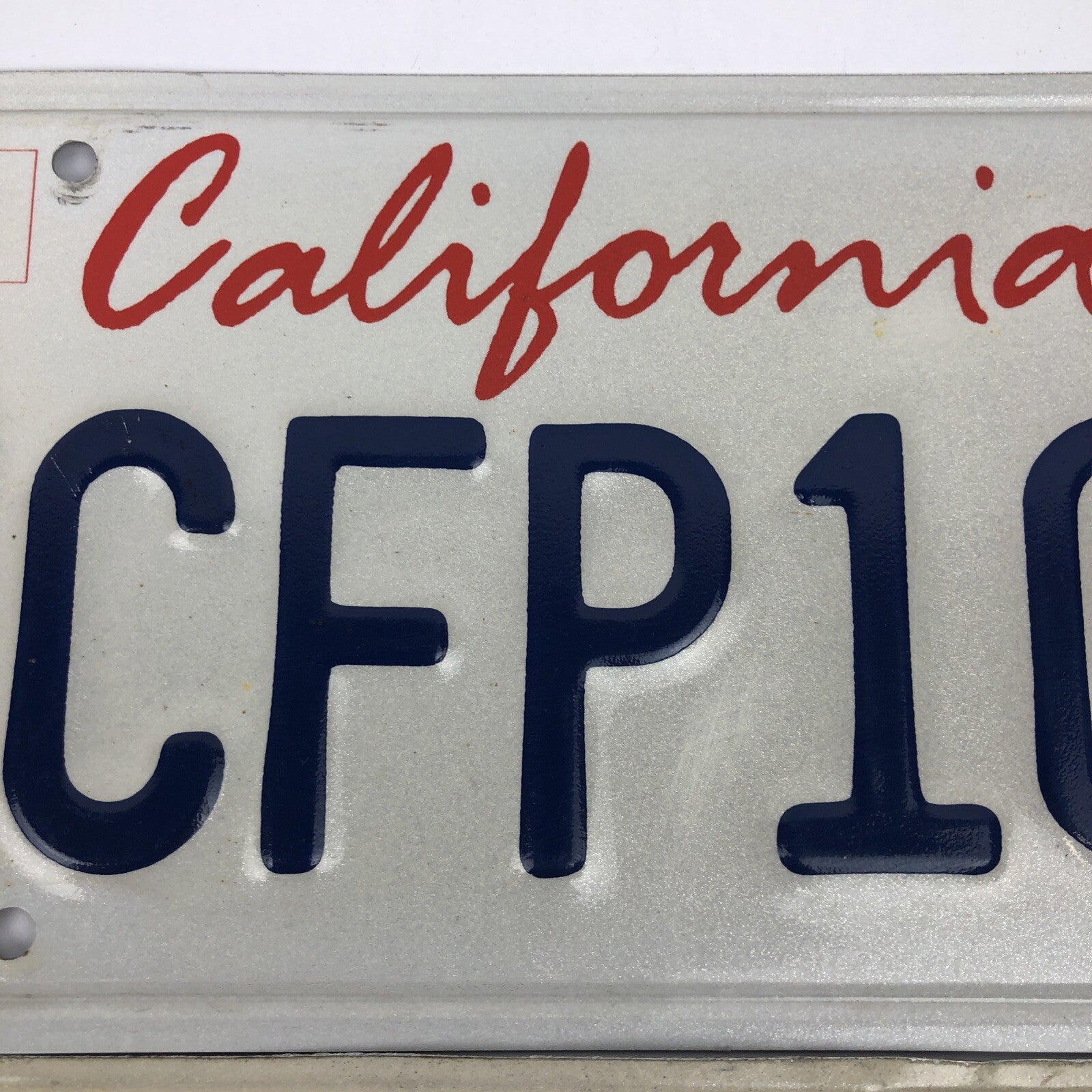 3 x California License Plates Year - 1998 + 