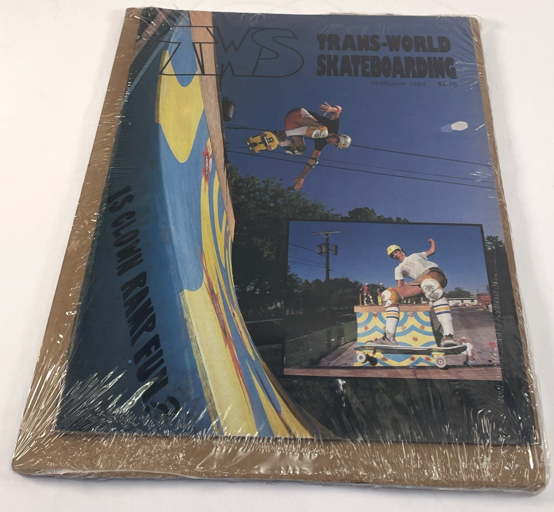 Vintage Transworld Skateboarding Magazine February 1984 TWS Jeff Phillps