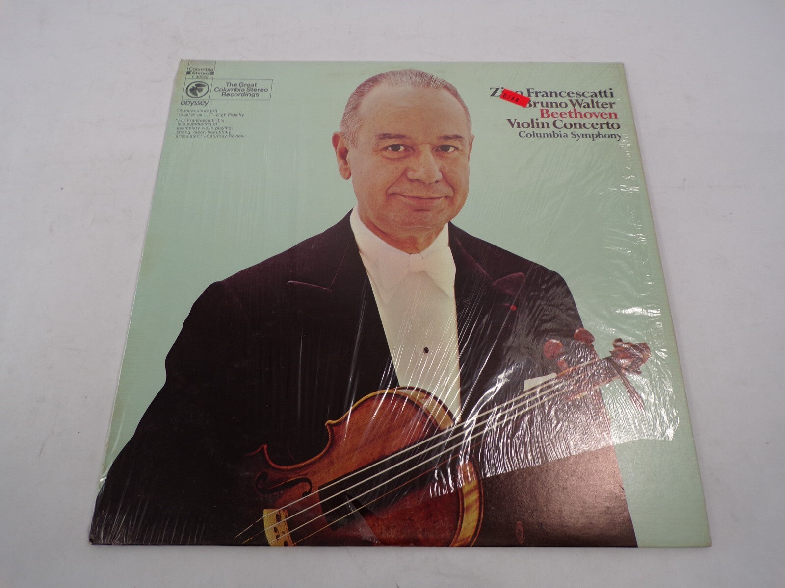 Zino Francescatti Bruno Walter Beethoven Violin Concerto SymphonyVinyl Records