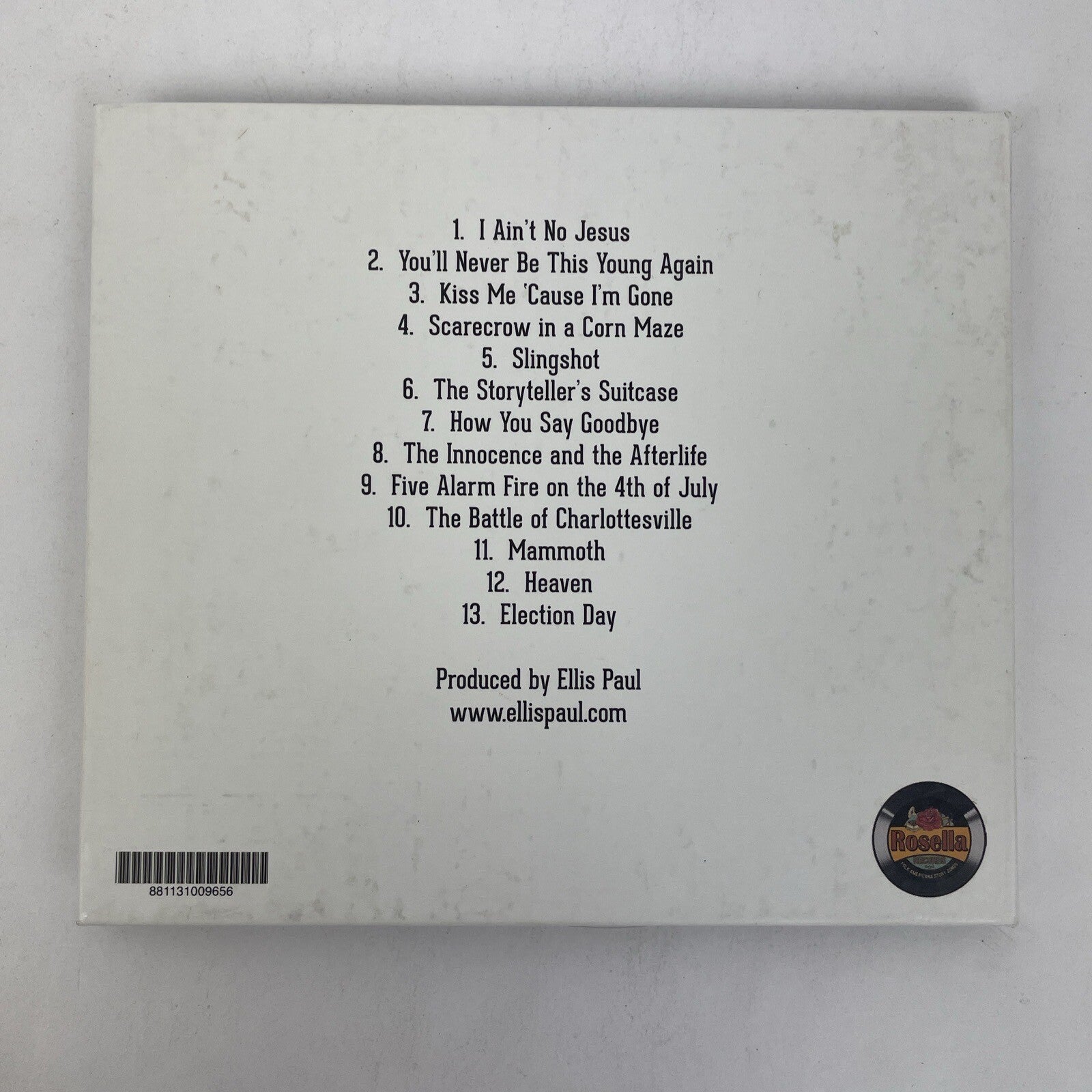 The Storyteller's Suitcase [ Digital Audio CD ] Ellis Paul -2019 Rosella Records