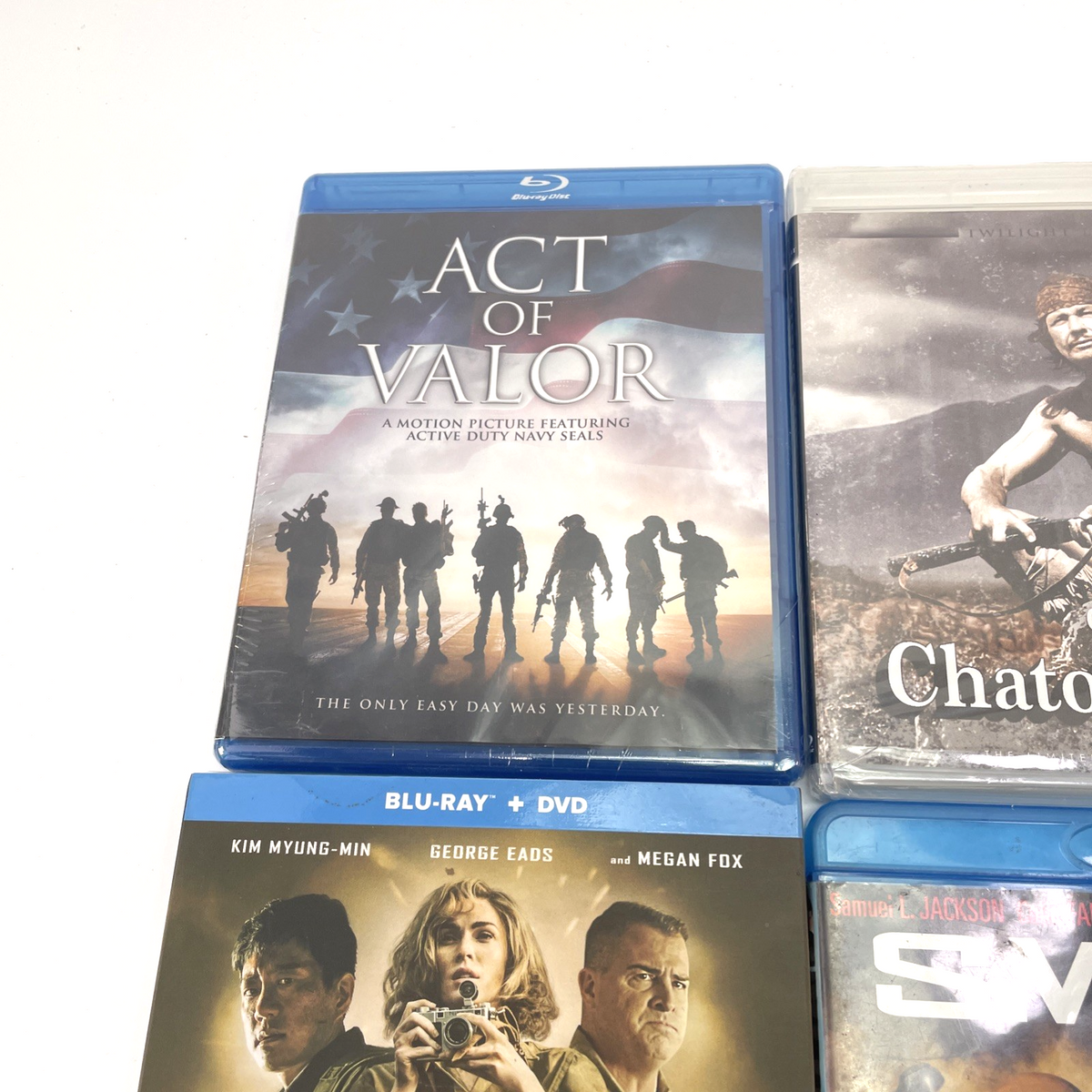 War Movies Blu-ray Lot (6) Act of Valor, Citizen Soldier, Battle of Jangsari +