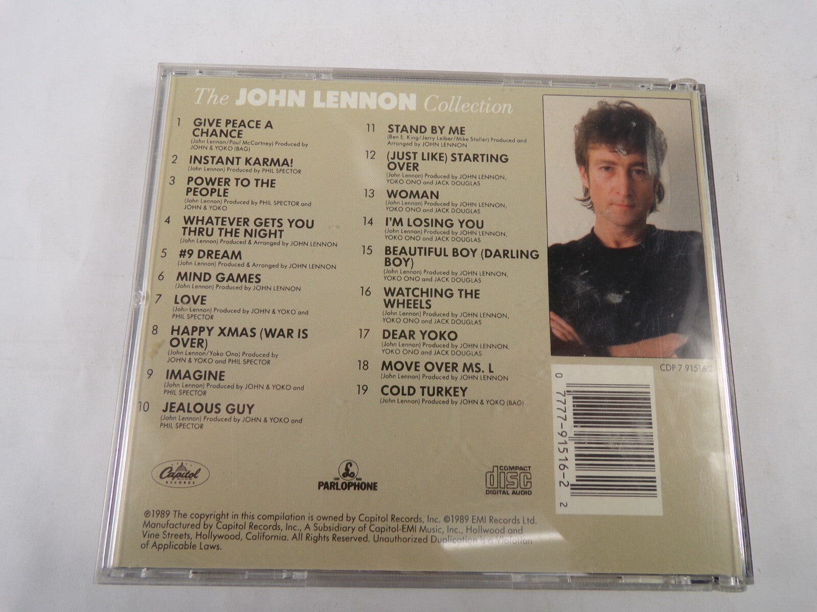 The John Lennon Collection Give Peace A Chance InstantKarma Imagine Love CD#57