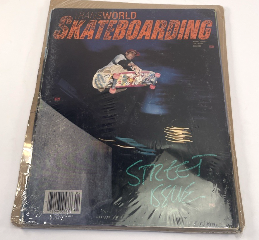 TRANSWORLD SKATEBOARDING MAGAZINE April 1986 Lance Mountain Street Issue