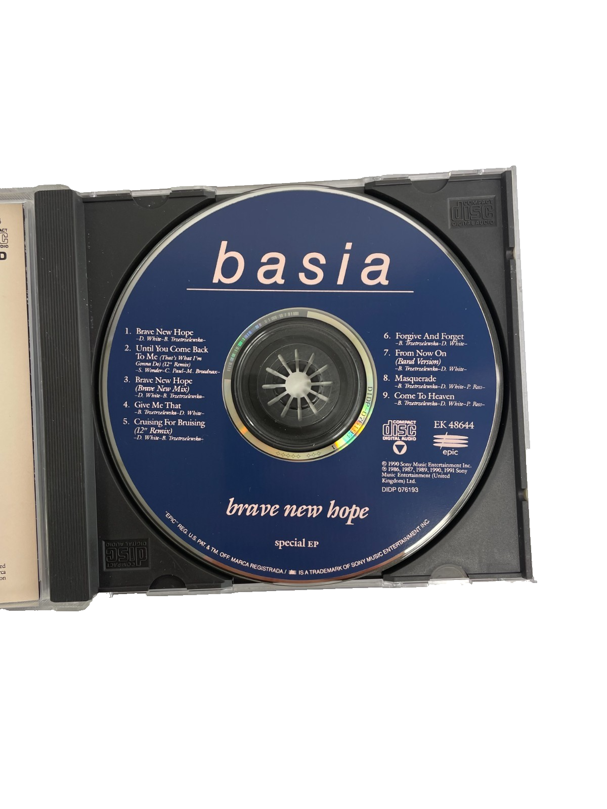 Basia Brave New Hope Give Me That Forgive And Forget Masquerade CD#6
