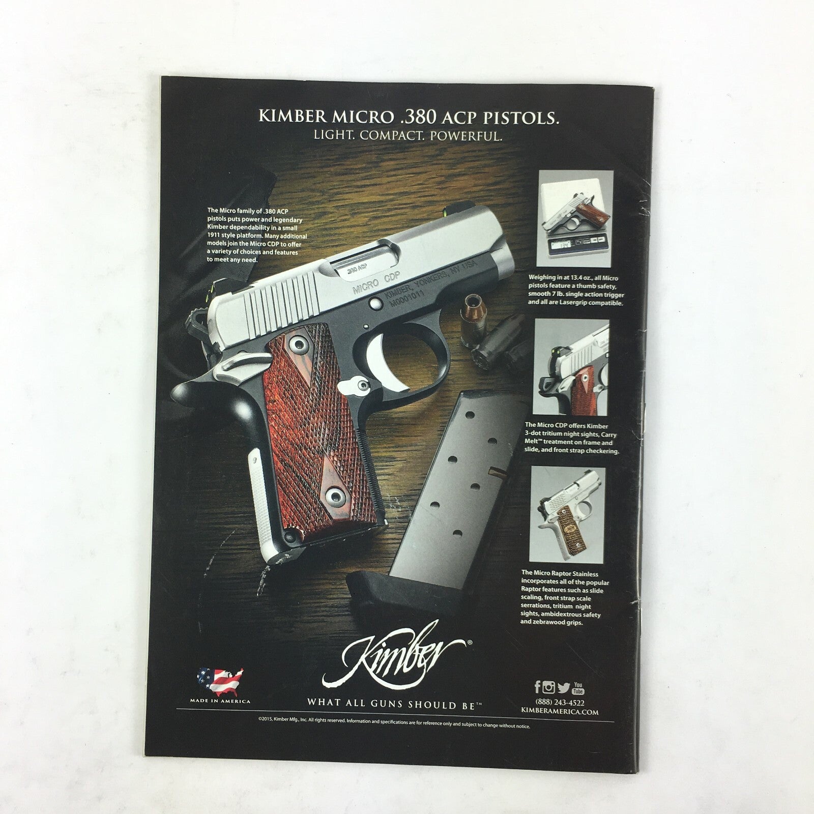 June 2016 American Rifleman Magazine Springfields 9mm A Classic Optimized EMP4