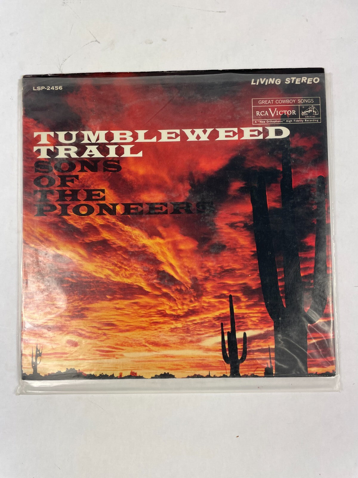 Tumbleweed Trail Sons Of The Pioneers The Cattle Call El Paso Vinyl Record