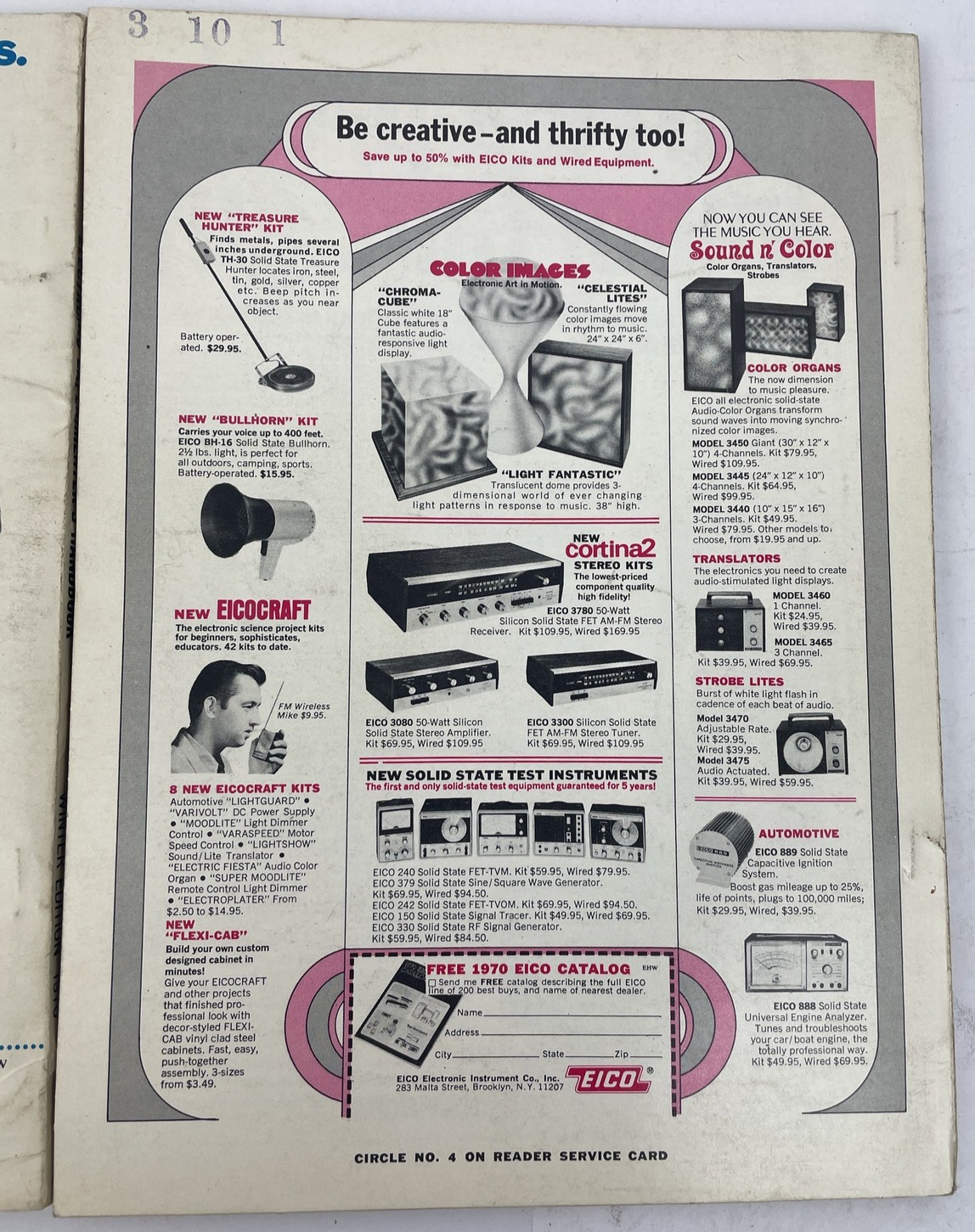 2 x 1970 1971 Electronic Experimenter's Handbook Project Plans Winter Edition