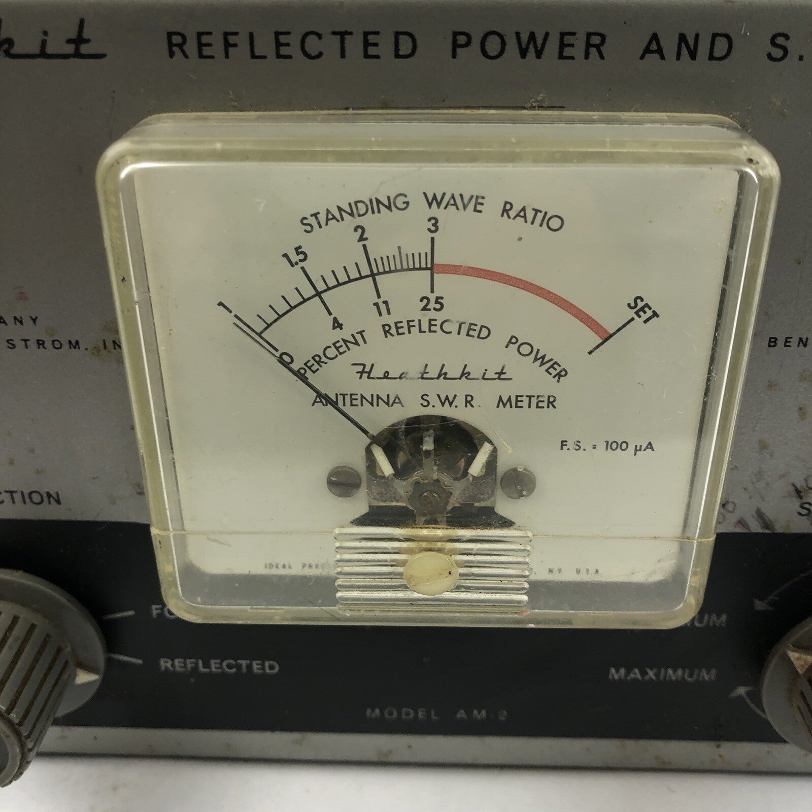 VINTAGE Heathkit Reflected Power and SWR Bridge Model AM - 2 - LOOK