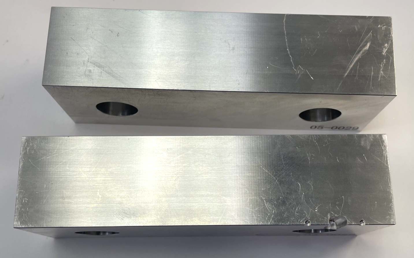 6" x  2" x 1.5" Machined Aluminum Vise Jaws For Kurt / Haas / Shars 6"  Vises