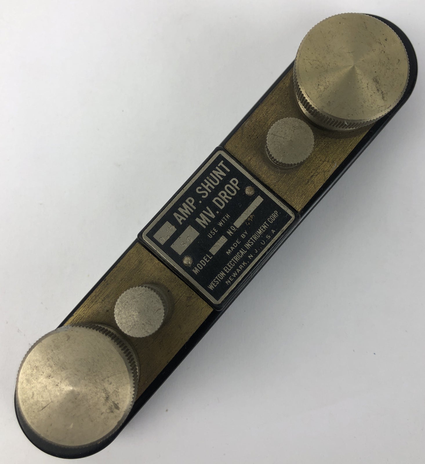 Weston Electrical Instrument Corporation 0.15 Amp. Shunt 50 MV. Drop Model 931 