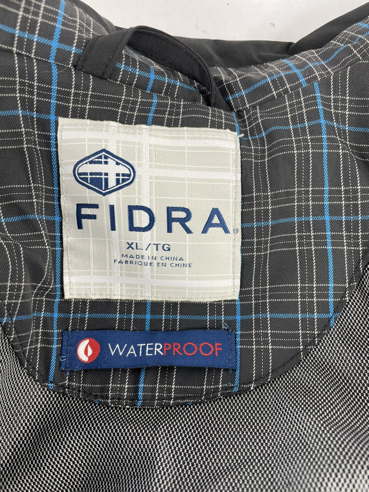 Fidra Jacket Mens Size XL 1/4 Zip Collared Zip Black Gray