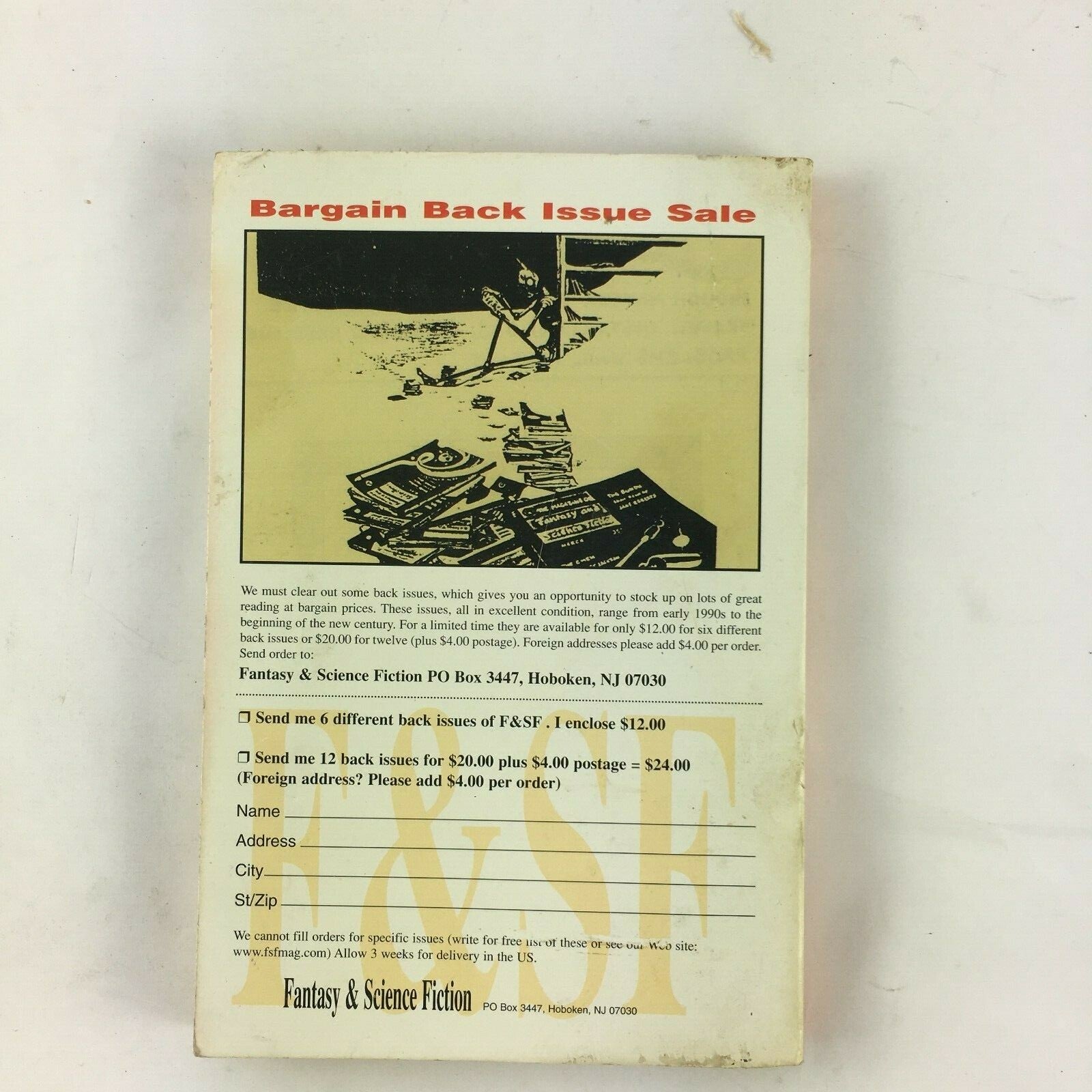 March Fantasy&Science Fiction Magazine Buffalo Wolf Robert Reed Kit Reed John