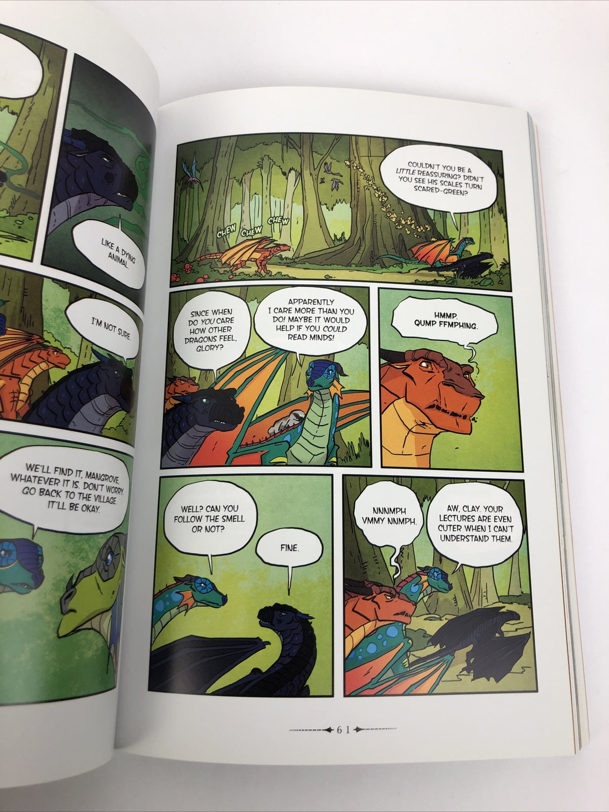 Wings of Fire " The Hidden Kingdom " The Graphic Novel #3 Scholastic Mike Holmes