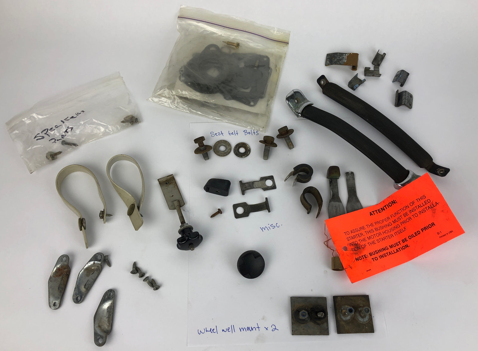 Vintage VW  Volkswagen Beetle Bus Part Parts Used Assorted Lot - See Images